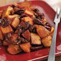 Spicy Roasted Pumpkin with Pecans
