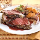 Garlic and Thyme Roast Beef with Port Jus