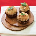 Crab-Stuffed Mushroom Caps