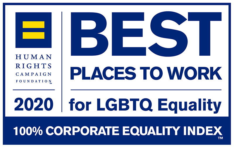 Human Rights Campaign Corporate Equality Index Best Place To Work badge