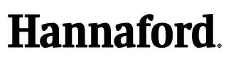 Hannaford wordmark black and white