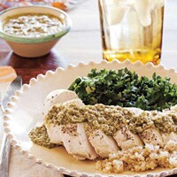Chicken Breasts with Pumpkin Seed Mole Verde