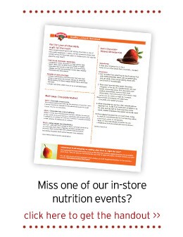 Nutrition Demo Handouts